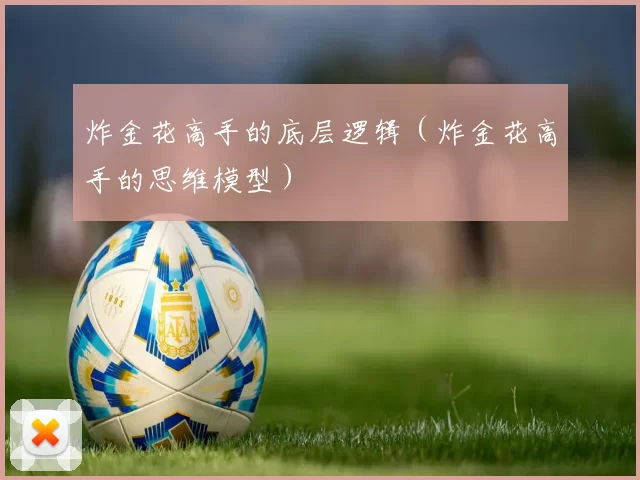 炸金花高手的底层逻辑（炸金花高手的思维模型）